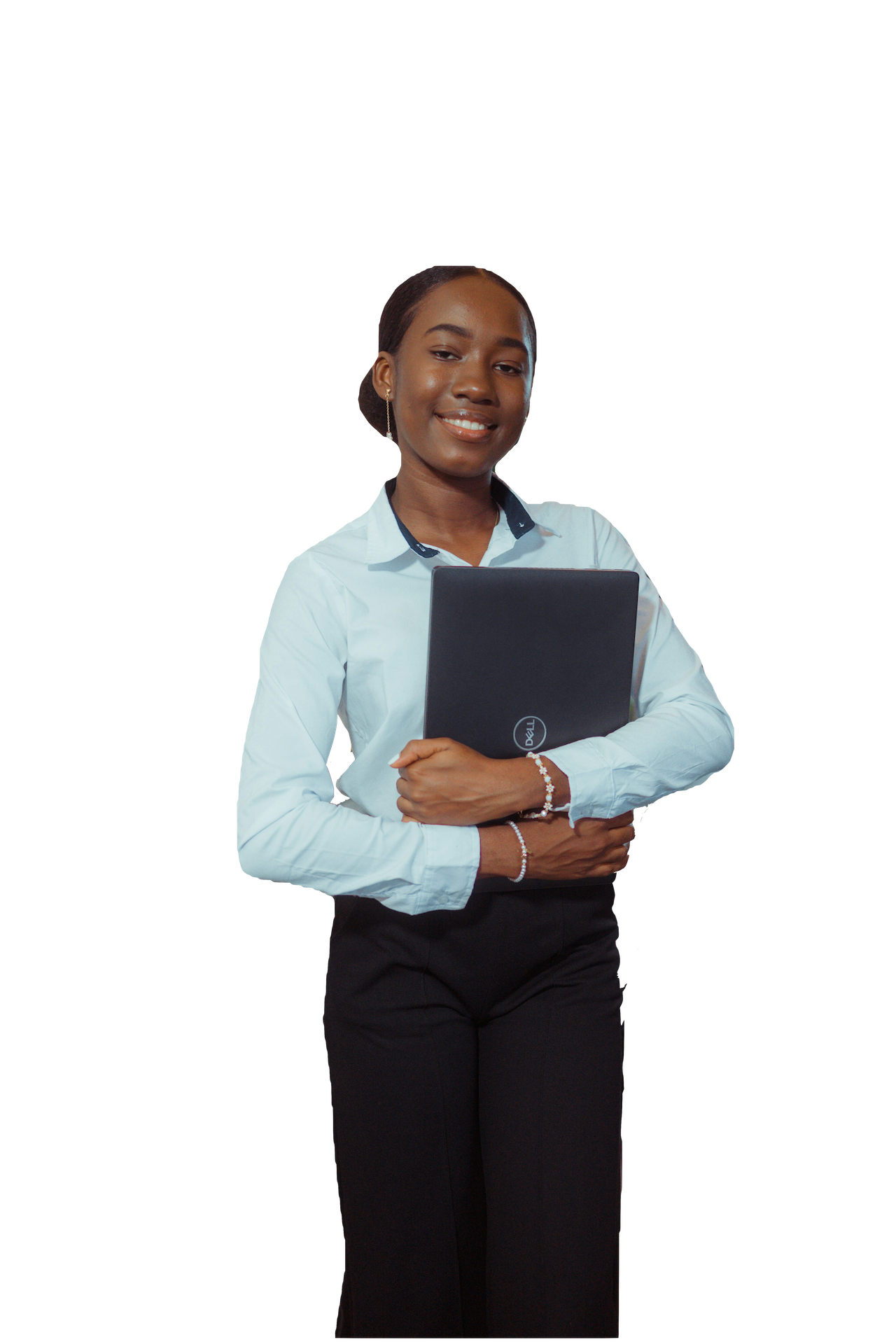 dotnext consultant holding a laptop